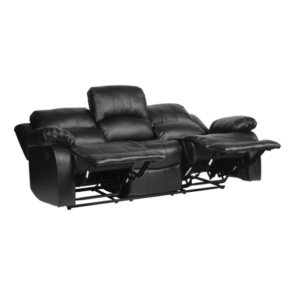 9700BLK-3 Double Reclining Sofa