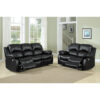 9700BLK-3 Double Reclining Sofa