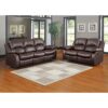 9700BRW-3 Double Reclining Sofa