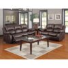 9700BRW-3 Double Reclining Sofa