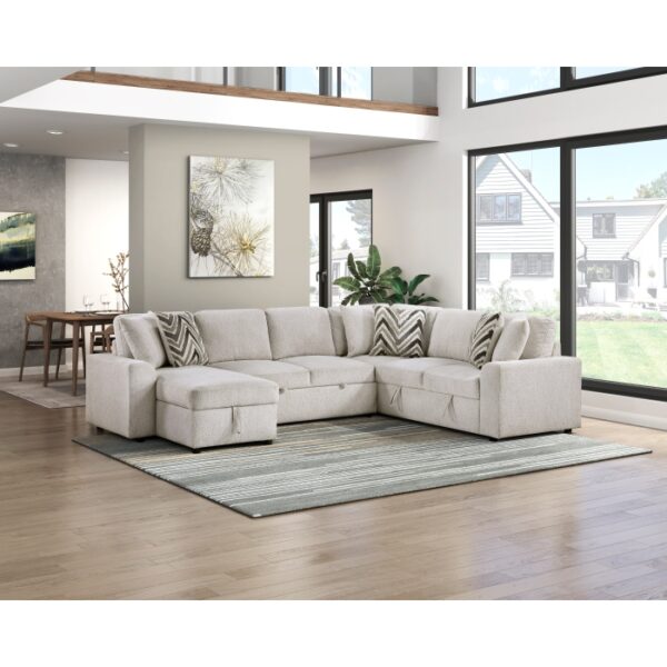 9702BE*3LC3R 3-Piece Sectional with Pull-...