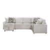 9702BE Seating-Myrtle Collection 3-Piece Sectional with Pull-...