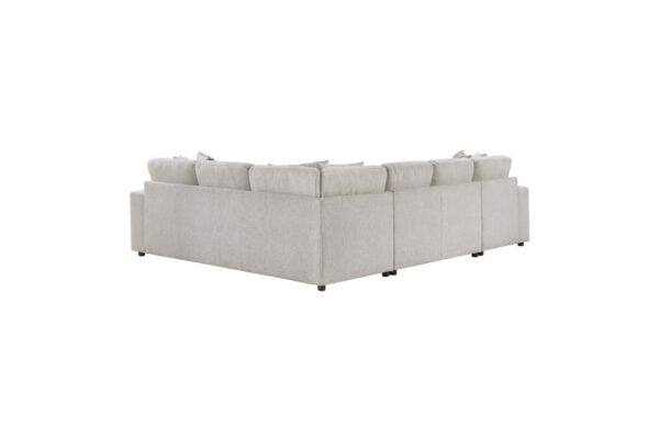 9702BE Seating-Myrtle Collection 3-Piece Sectional with Pull-...