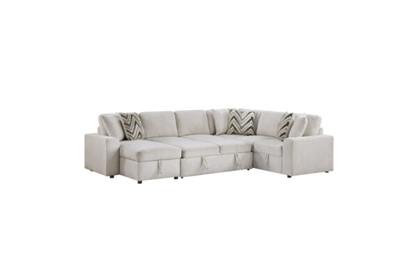 9702BE Seating-Myrtle Collection 3-Piece Sectional with Pull-...