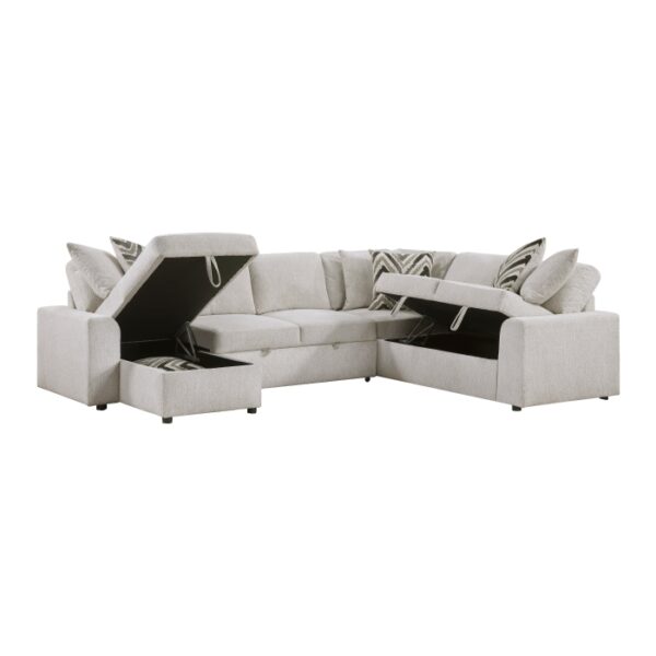 9702BE*3LC3R 3-Piece Sectional with Pull-...