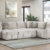 9702BE Seating-Myrtle Collection 3-Piece Sectional with Pull-...
