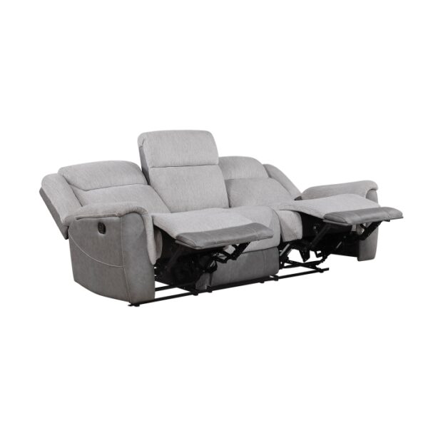 9703GY-3 Double Reclining Sofa