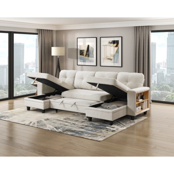 9705BE*42AVC Sectional with Two Chaises, ...