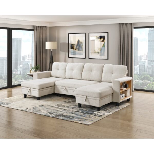 9705BE*42AVC Sectional with Two Chaises, ...