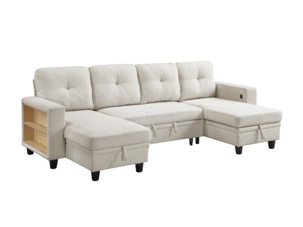 9705BE*42AVC Sectional with Two Chaises, ...
