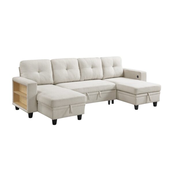 9705BE*42AVC Sectional with Two Chaises, ...