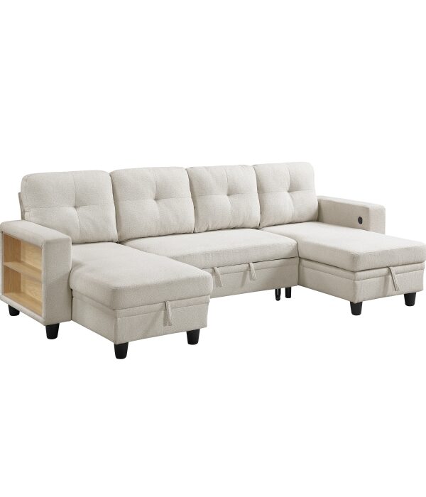 9705BE*42AVC Sectional with Two Chaises, ...