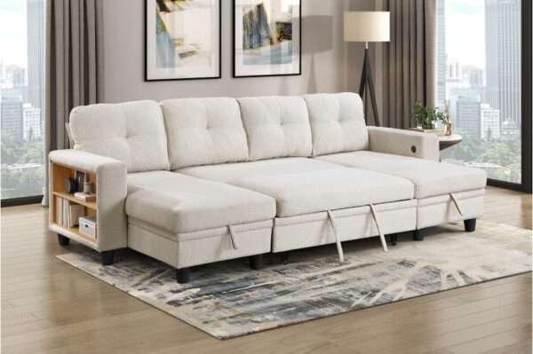 9705BE Seating-Robinson Collection Sectional with Two Chaises, ...