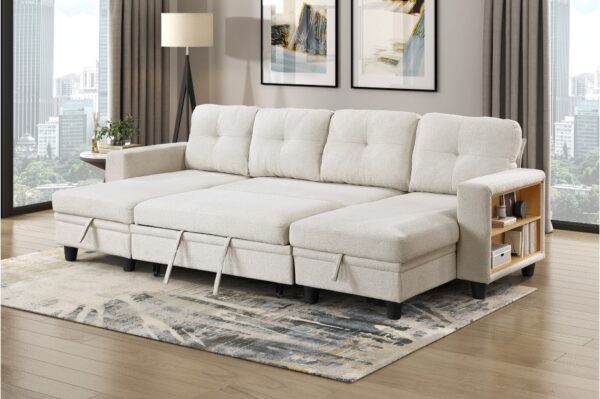 9705BE Seating-Robinson Collection Sectional with Two Chaises, ...