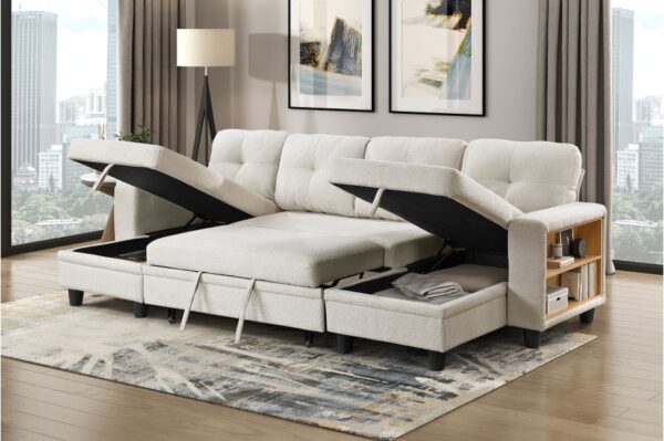 9705BE Seating-Robinson Collection Sectional with Two Chaises, ...