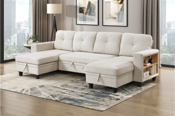9705BE Seating-Robinson Collection Sectional with Two Chaises, ...