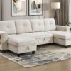 9705BE Seating-Robinson Collection Sectional with Two Chaises, ...