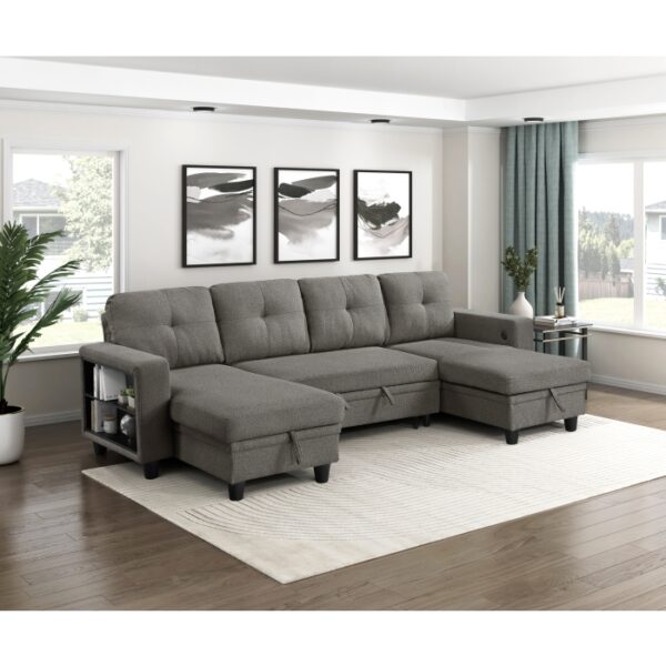 9705DB*42AVC Sectional with Two Chaises, ...