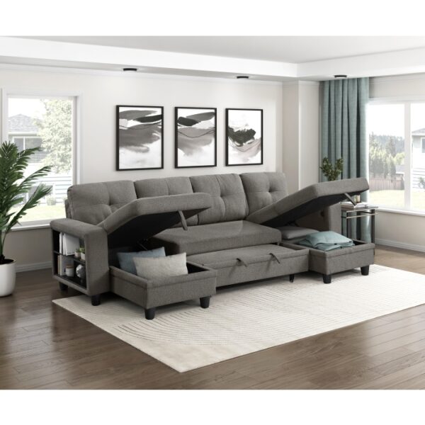 9705DB*42AVC Sectional with Two Chaises, ...