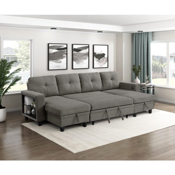 9705DB*42AVC Sectional with Two Chaises, ...