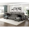 9705DB*42AVC Sectional with Two Chaises, ...