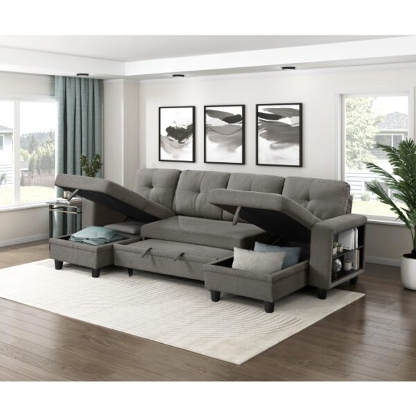 9705DB*42AVC Sectional with Two Chaises, ...