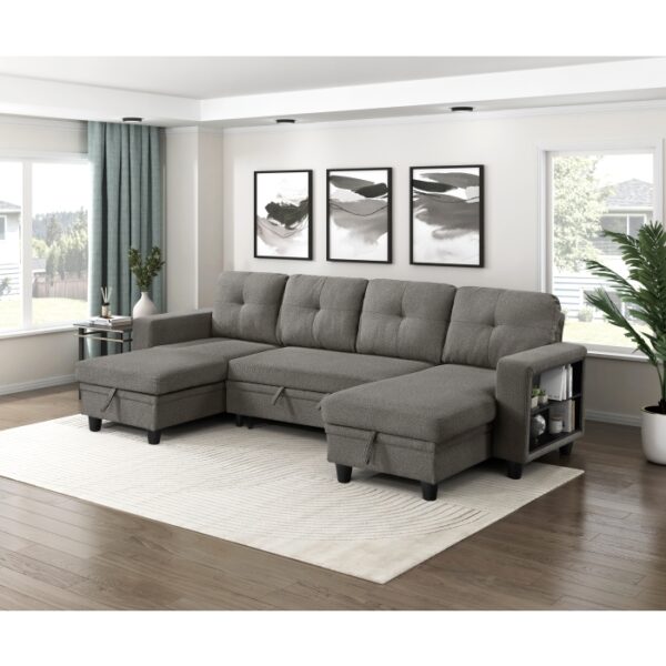 9705DB*42AVC Sectional with Two Chaises, ...