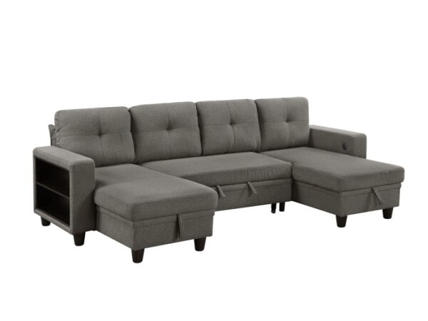 9705DB*42AVC Sectional with Two Chaises, ...