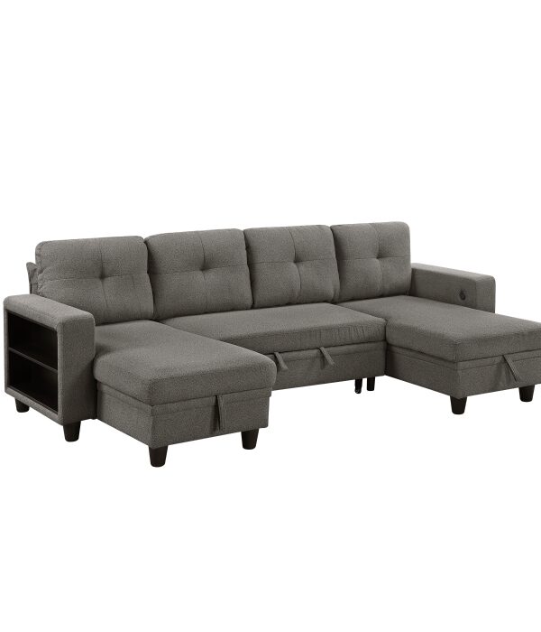 9705DB*42AVC Sectional with Two Chaises, ...