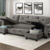 9705DB Seating-Robinson Collection Sectional with Two Chaises, ...