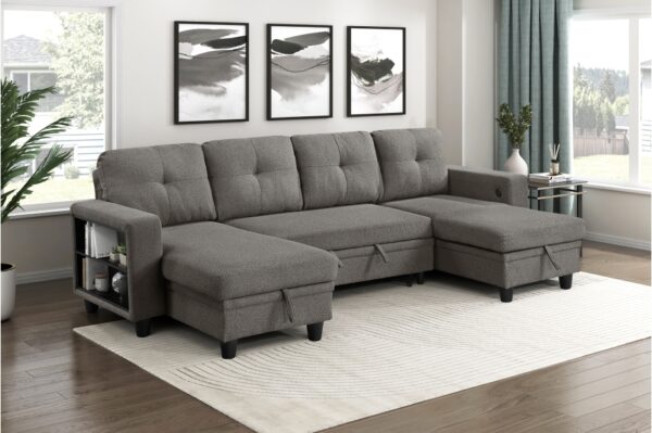 9705DB Seating-Robinson Collection Sectional with Two Chaises, ...