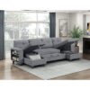 9705GY*42AVC Sectional with Two Chaises, ...