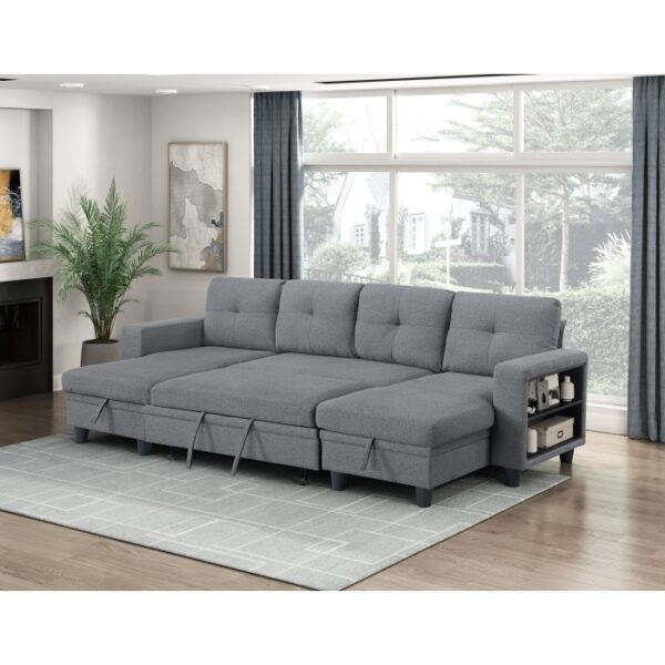 9705GY*42AVC Sectional with Two Chaises, ...