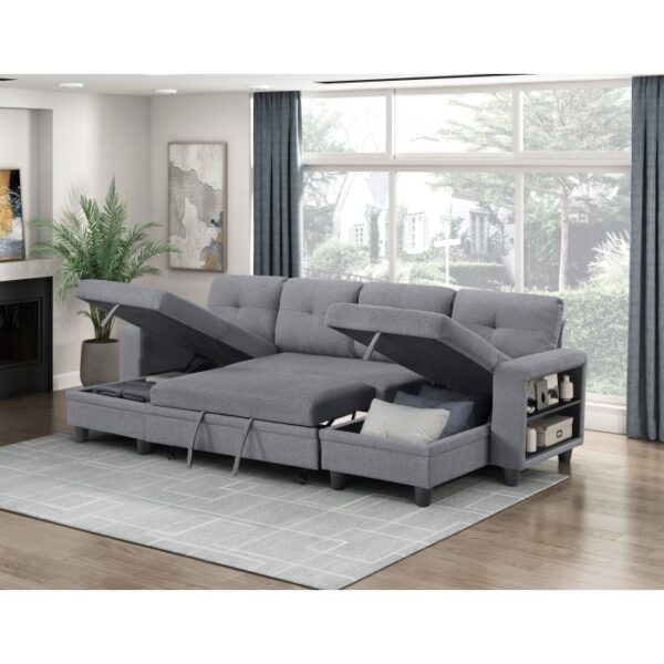 9705GY*42AVC Sectional with Two Chaises, ...