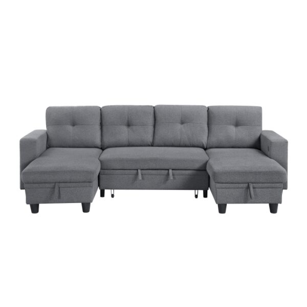 9705GY*42AVC Sectional with Two Chaises, ...