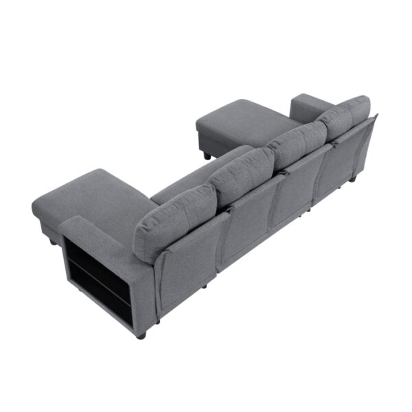 9705GY*42AVC Sectional with Two Chaises, ...