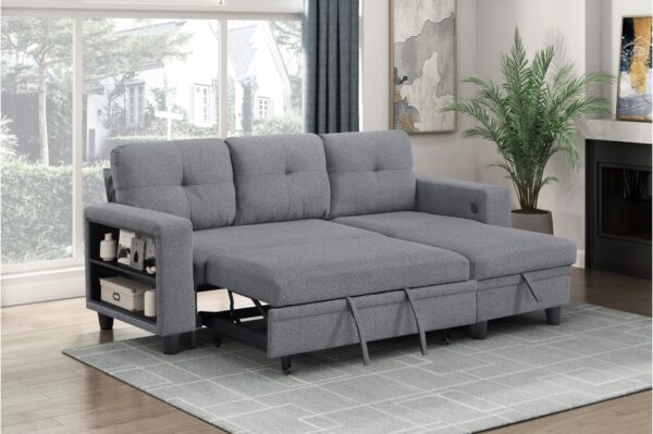 9705GY Seating-Robinson Collection Sectional with Two Chaises, ...