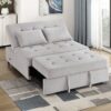 9707GRY Seating-Desmond Collection Convertible Armless 2-Seater...