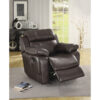 9724BRW Seating-Marille Collection 2pc Set: Sofa, Love