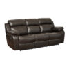 9724BRW Seating-Marille Collection 2pc Set: Sofa, Love