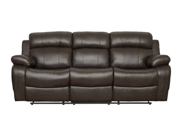 9724BRW-3 Double Reclining Sofa with C...