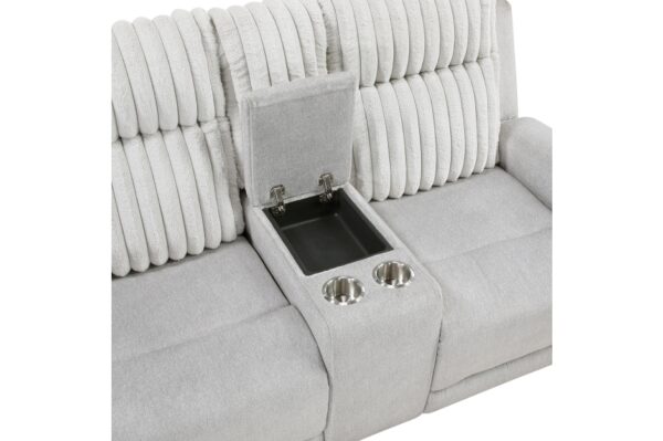 9728LGY Seating-Benton Collection 2pc Set: Sofa, Love