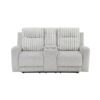 9728LGY Seating-Benton Collection 2pc Set: Sofa, Love