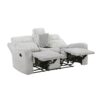 9728LGY Seating-Benton Collection 2pc Set: Sofa, Love