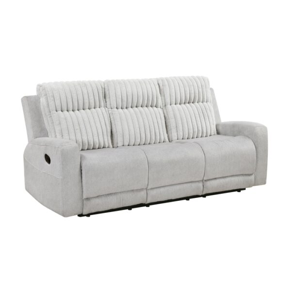 9728LGY-3 Double Reclining Sofa