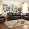 9734DB Seating-Rubin Collection 2pc Set: Sofa, Love