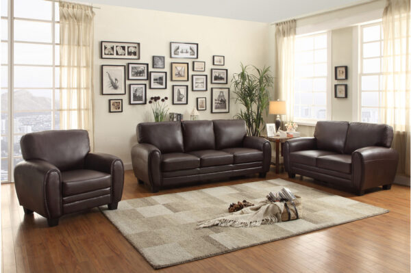 9734DB Seating-Rubin Collection 2pc Set: Sofa, Love