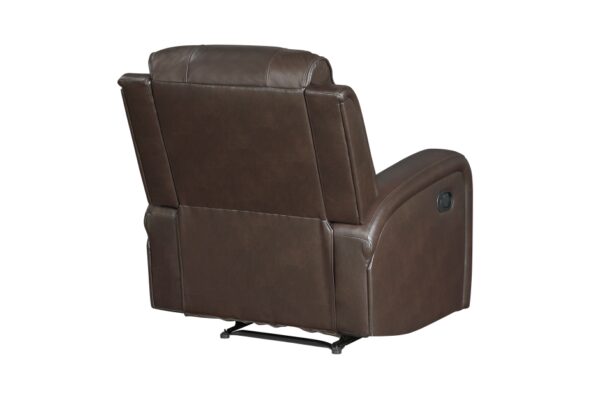 9735BRW Seating- Collection 2pc Set: Sofa, Love