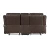 9735BRW Seating- Collection 2pc Set: Sofa, Love