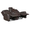 9735BRW Seating- Collection 2pc Set: Sofa, Love